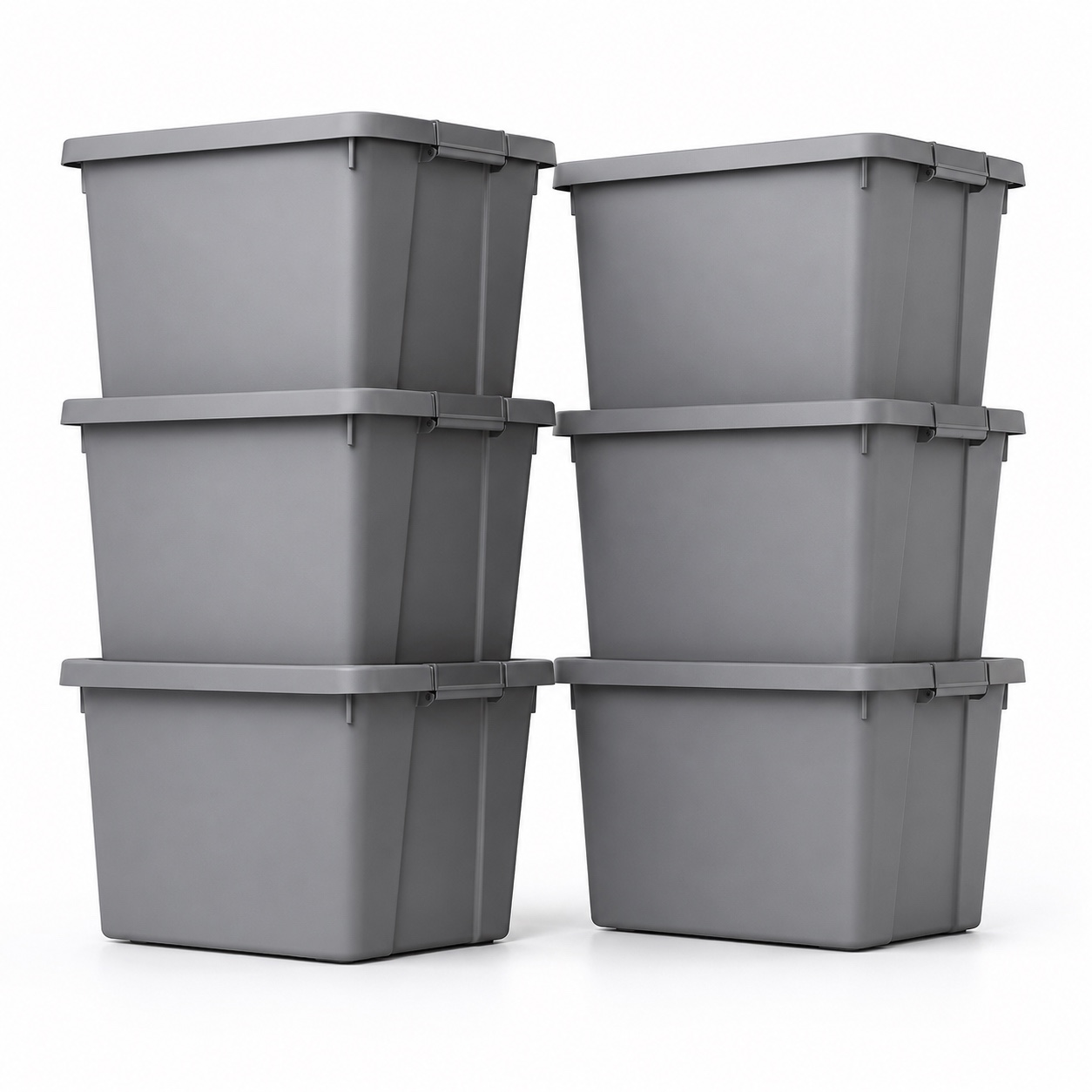 Stackable Storage Tote Set x6